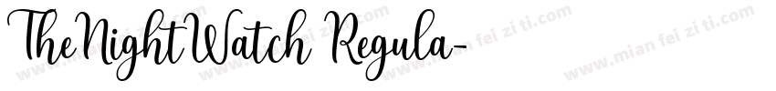 TheNightWatch Regula字体转换